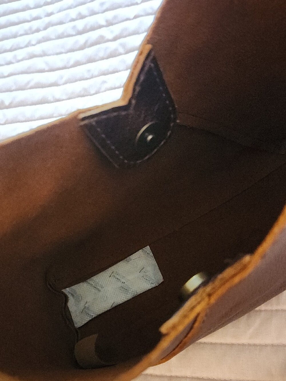 Portland Leather Shoulder Bag in Dark Brown Coldbrew Color Small Naomi - Picture 7 of 12